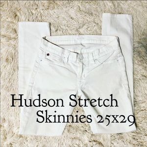 Hudson stretch skinny jeans midrise